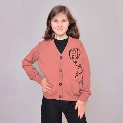 The Kite Cardigan — Pink-1