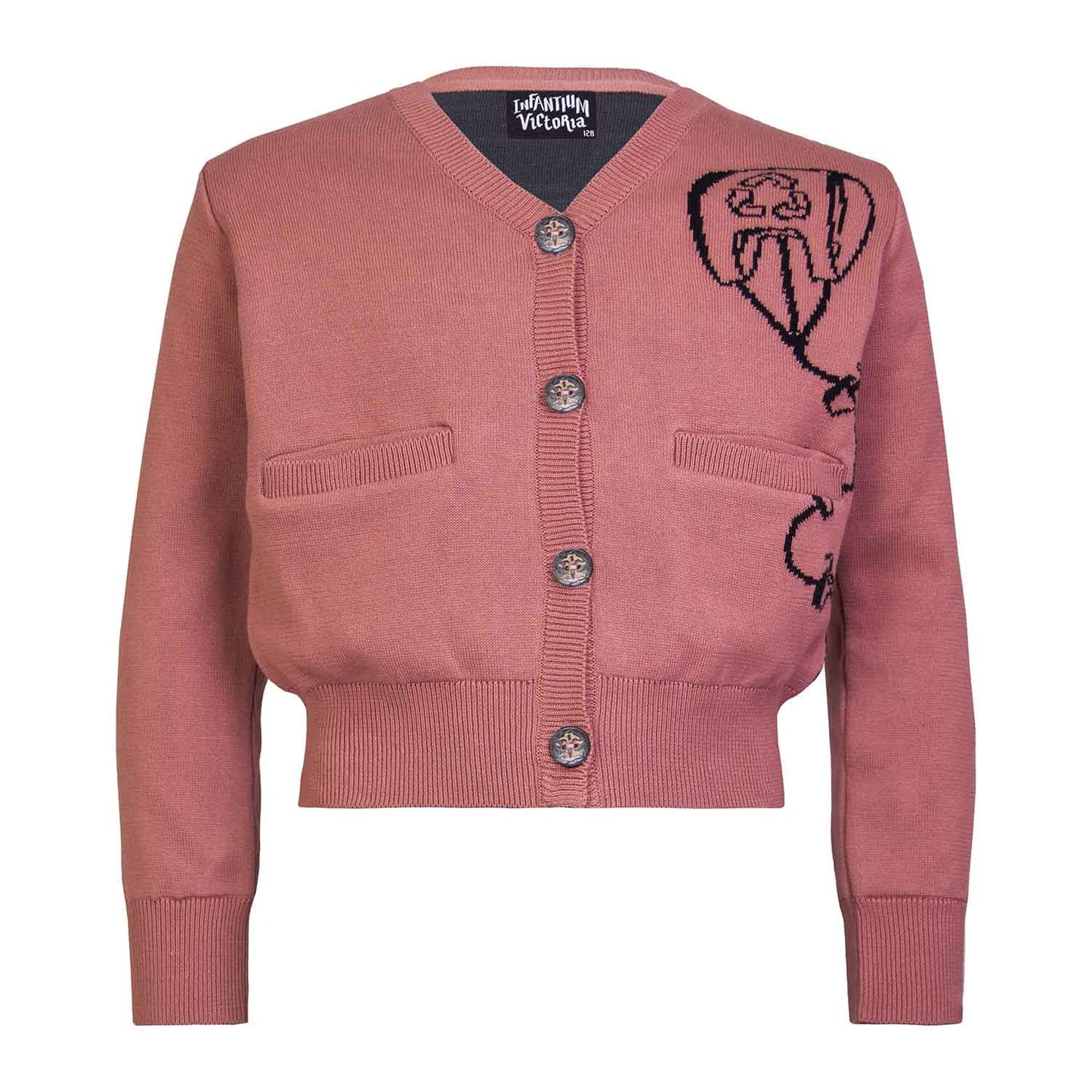The Kite Cardigan — Pink-0