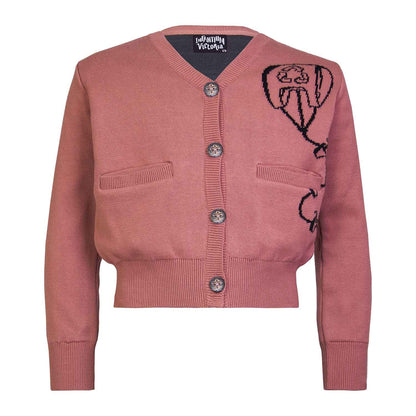 The Kite Cardigan — Pink-0