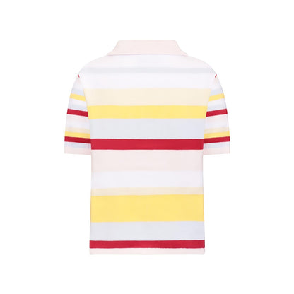 Knitted Shirt with Pastel Stripes-1