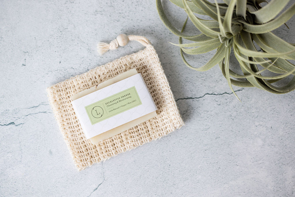 Eucalyptus Handmade Soap Bars - Natural vegan cold process soap 2-pack | Lizush