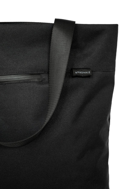 Detail of VIK Small Tote Bag front view in recycled felt, compact sustainable everyday bag