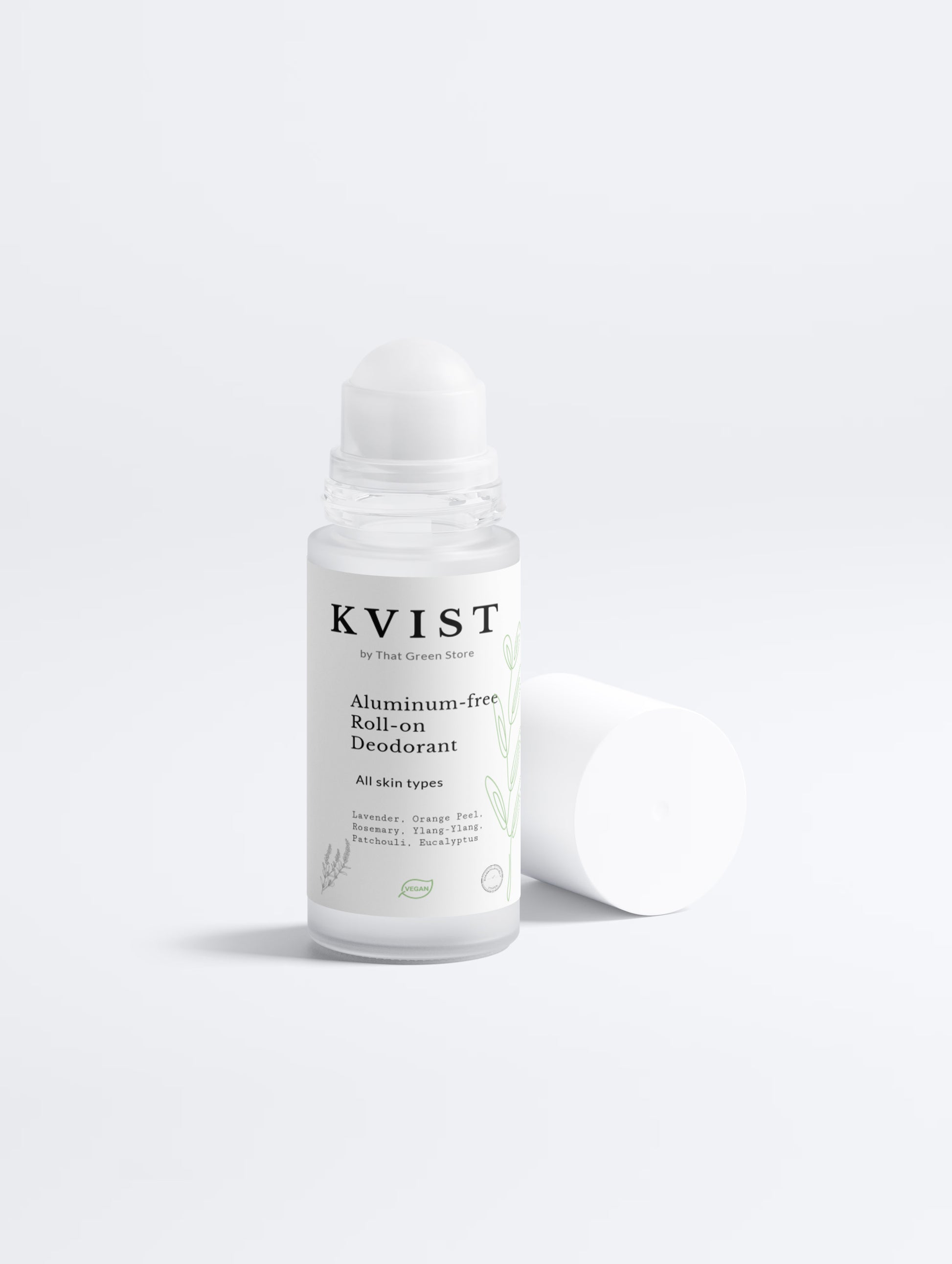 KVIST Aluminum-Free Roll-On Deodorant - Front view
