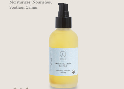 USDA Organic Calming Baby Oil – Natural Baby Skincare-0