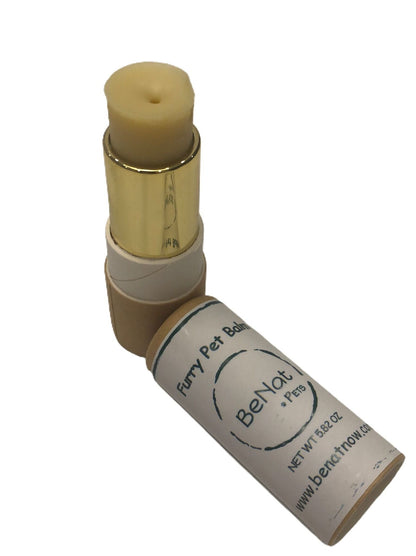 Complete BeNat Furry Pet Balm tube and tin options for pet skin protection