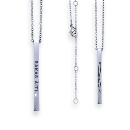 Necklace with Pendant - RAKAS ÄITI (Fin)