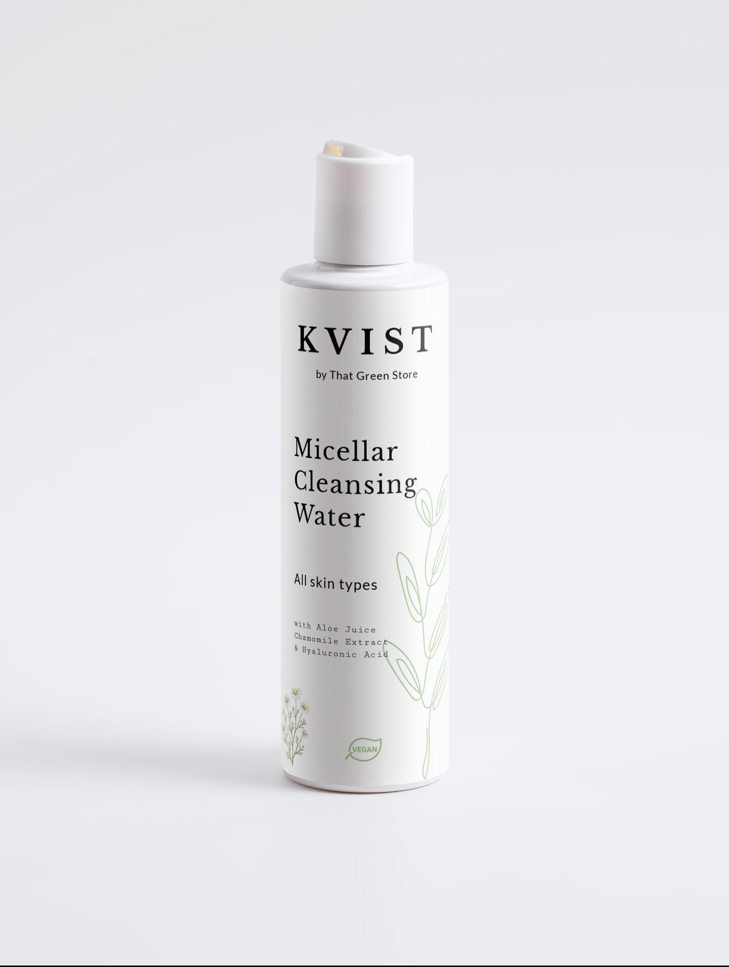 KVIST Micellar Cleansing Water - Front bottle view