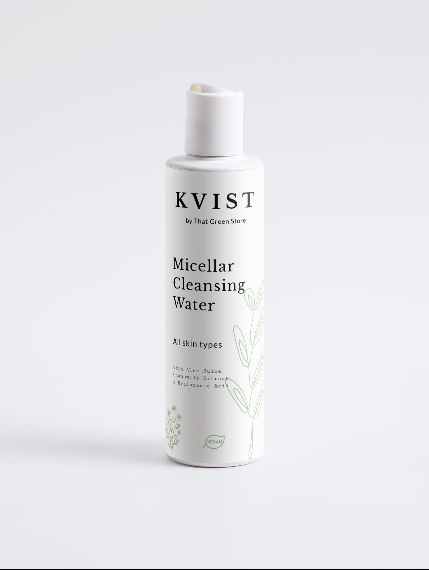 KVIST Micellar Cleansing Water - Front bottle view