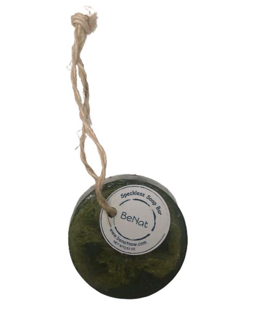 Handcrafted vegan facial cleanser soap bar infused with natural plant extracts