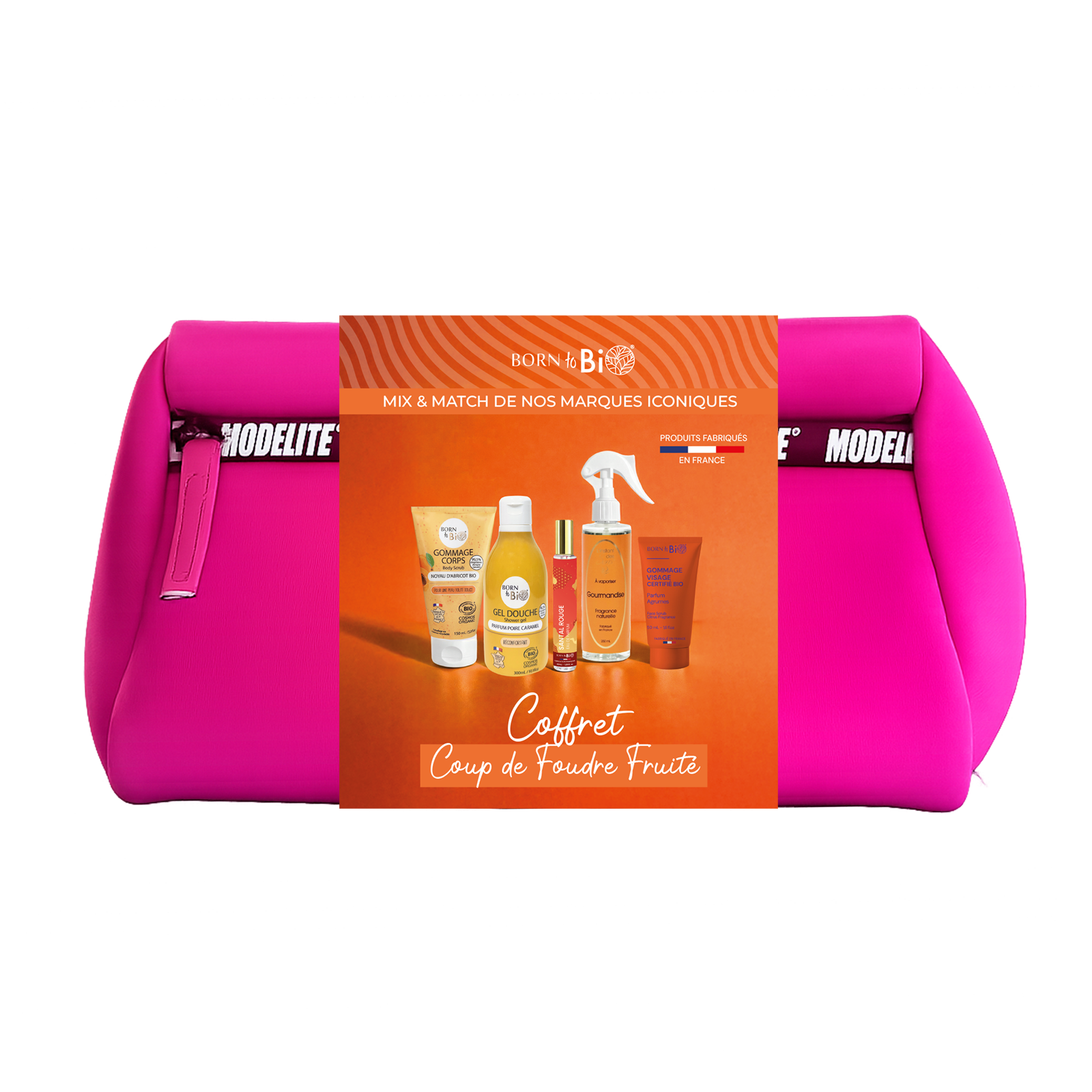Born to Bio Fruity Skincare Gift Set - Organic Beauty Box - Made in France