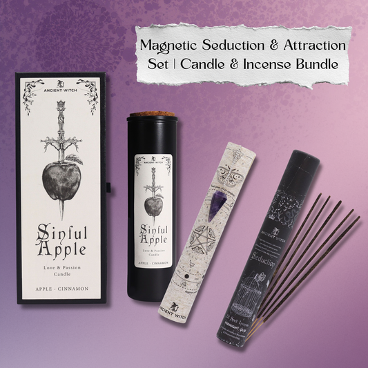 Magnetic Seduction & Attraction Set | Candle & Incense Bundle
