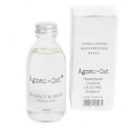 150ml Reed Diffuser Refill - Seasalt and Moss