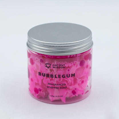 Other view of Set of 2 Bubblegum Whipped Soap 120g jars in clear containers