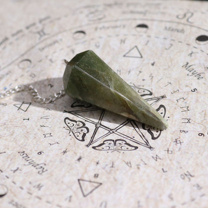 Ancient Witch Spell Incense - Prosperity - Aventurine Pendulum