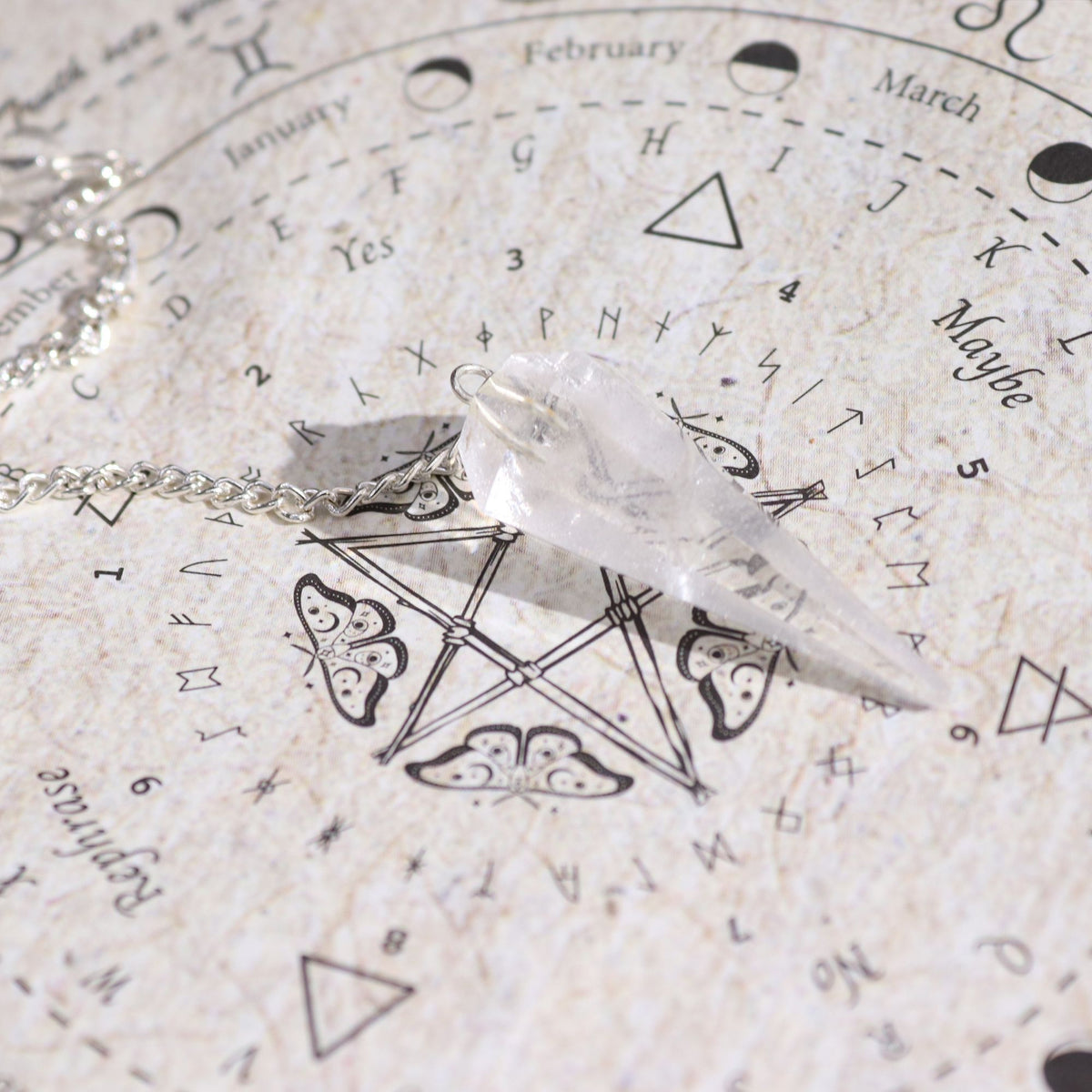 Ancient Witch Spell Incense - Cleansing - Rock Crystal Pendulum