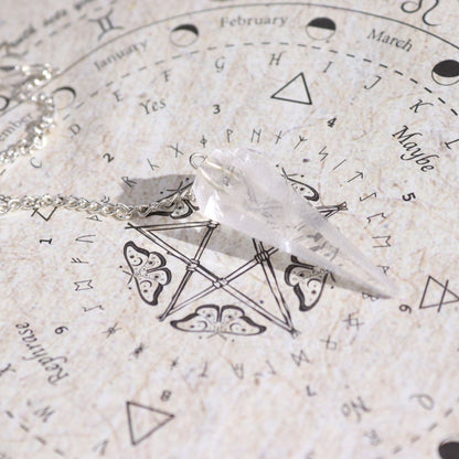 Ancient Witch Spell Incense - Cleansing - Rock Crystal Pendulum