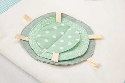 Sensor game on Baby Activity Mat, 120x120cm - Mint Green