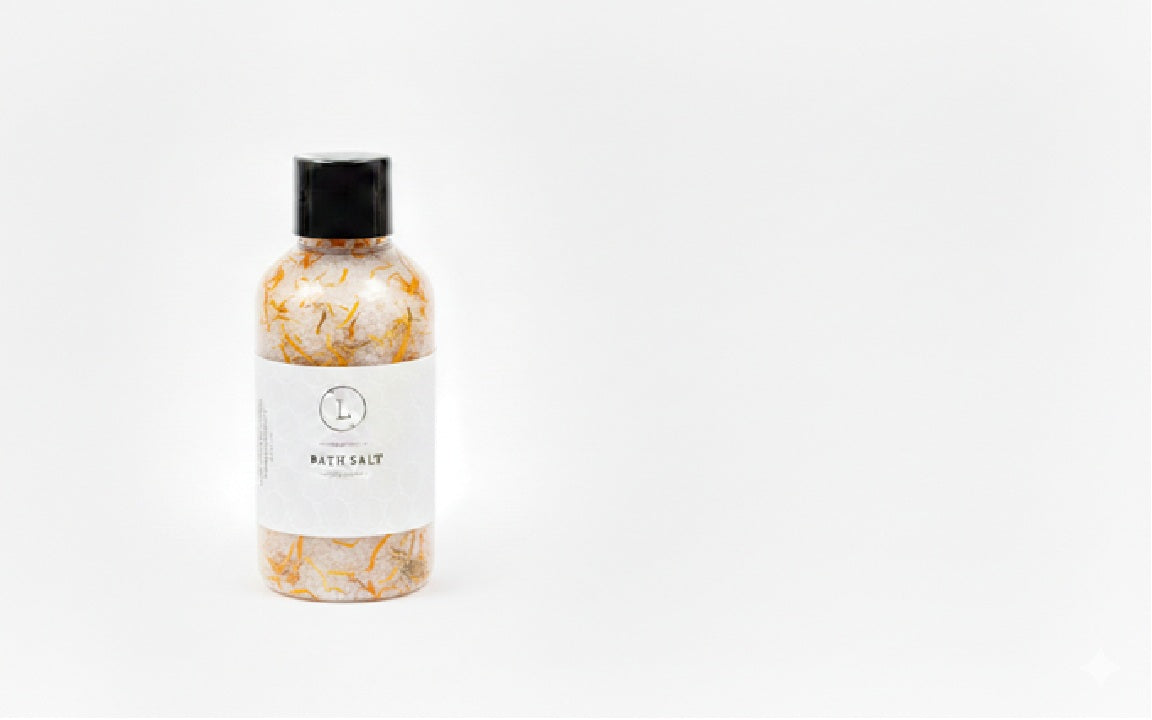 Natural Bath Salts Discovery Set – 4 Botanical Bottles-1
