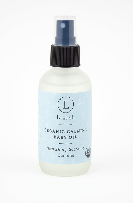 USDA Organic Calming Baby Oil – Natural Baby Skincare-1