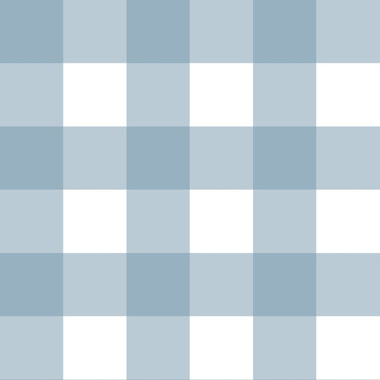 Check Classic Wallpaper - Light Blue