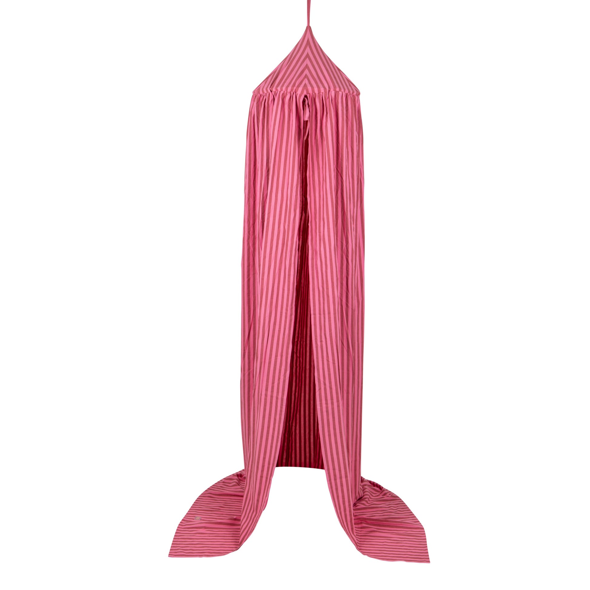 Moi Mili 100% cotton canopy with cute pink stripes