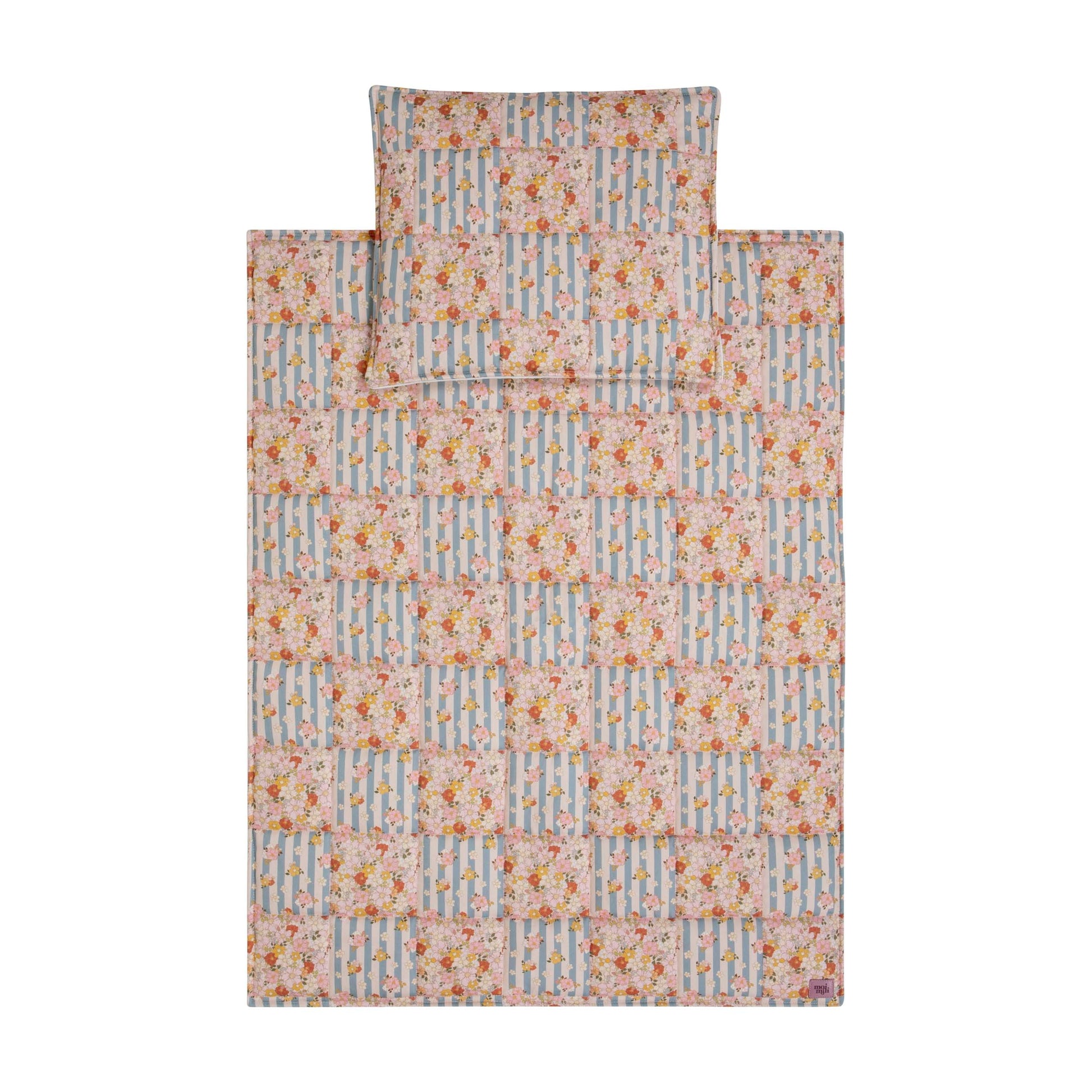 Moi Mili Summer Garden Small Patchwork Set - Quilted cotton nursery set
