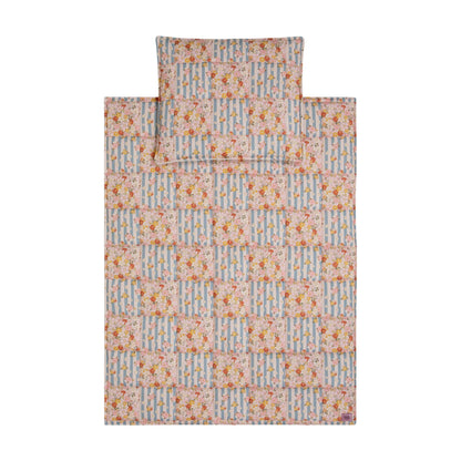 Moi Mili Summer Garden Small Patchwork Set - Quilted cotton nursery set