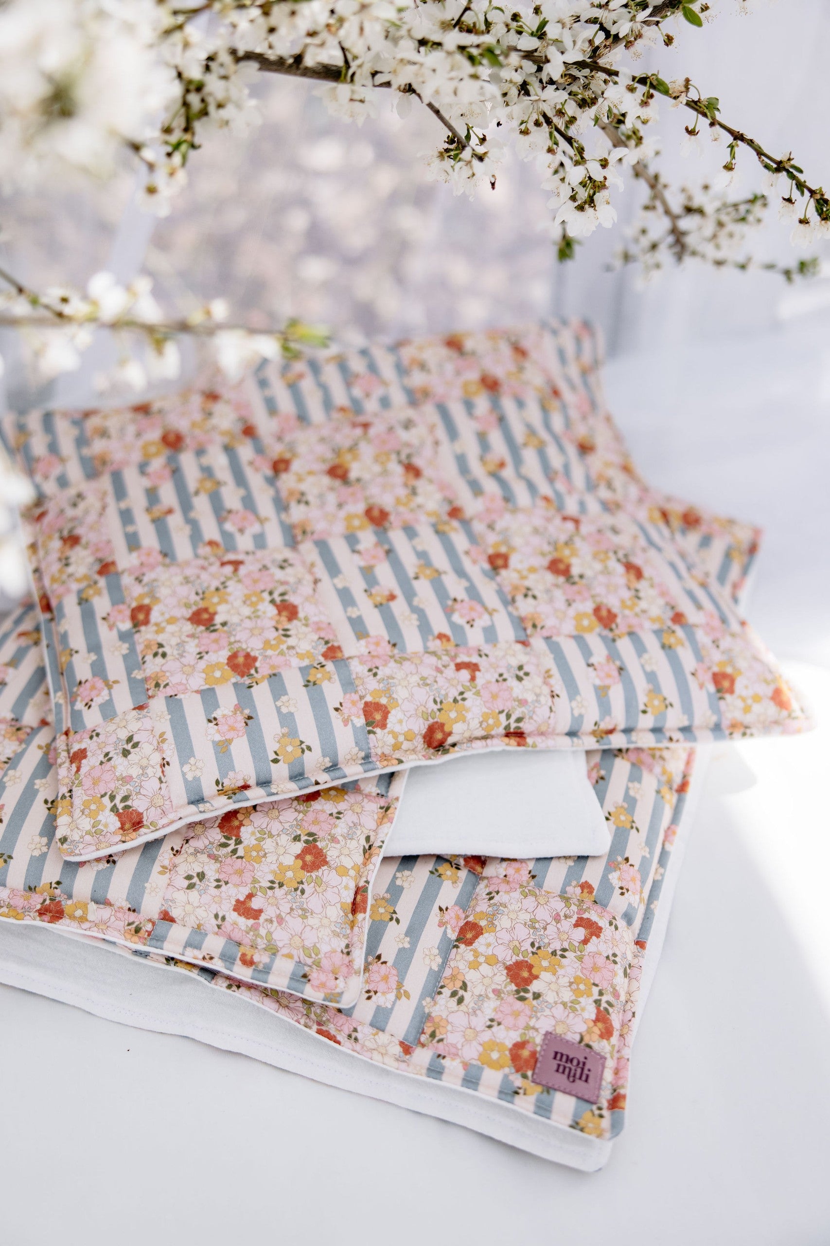 OEKO-TEX certified breathable bedding set for kids - Summer Garden edition