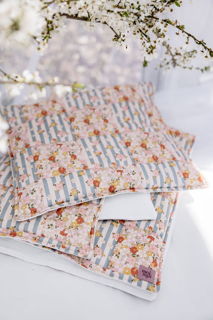 OEKO-TEX certified breathable bedding set for kids - Summer Garden edition
