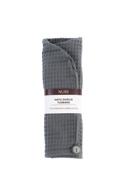 Minimalist Gray Waffle Weave Cotton Fabric Texture | NUSS