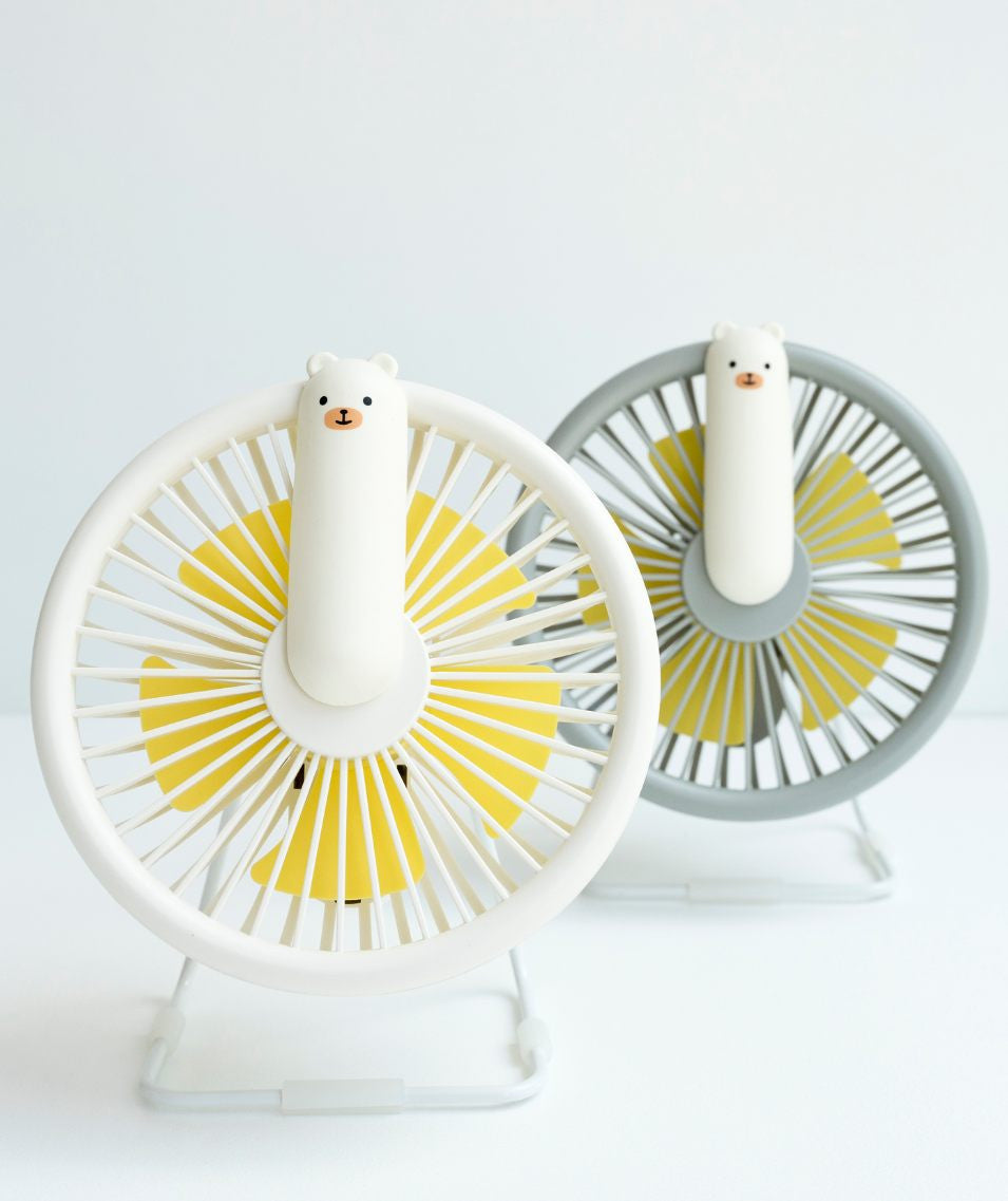Ventilatorlampe „Kleiner Bär“ – Grau