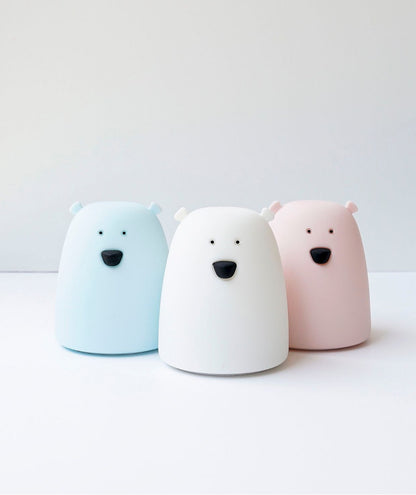 Silikon-Nachtlampe „Kleiner Bär“ – Weiß