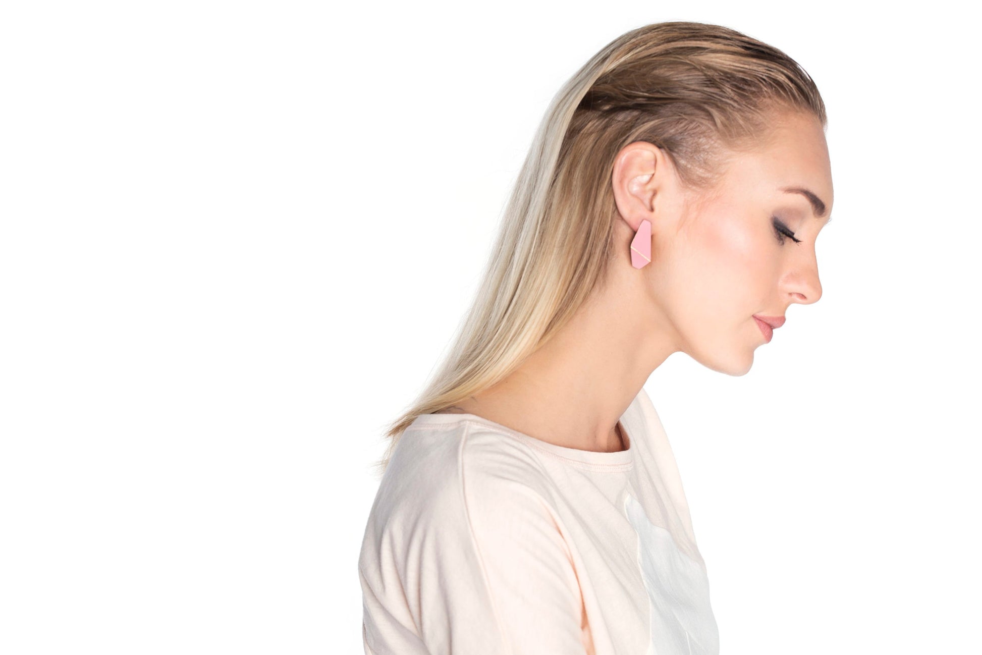 Folded Slim Earrings