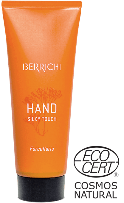 Front View of Berrichi Silky Hand Cream HAND 75ml in sustainable tube