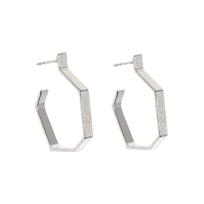 Hoops Silver Earrings