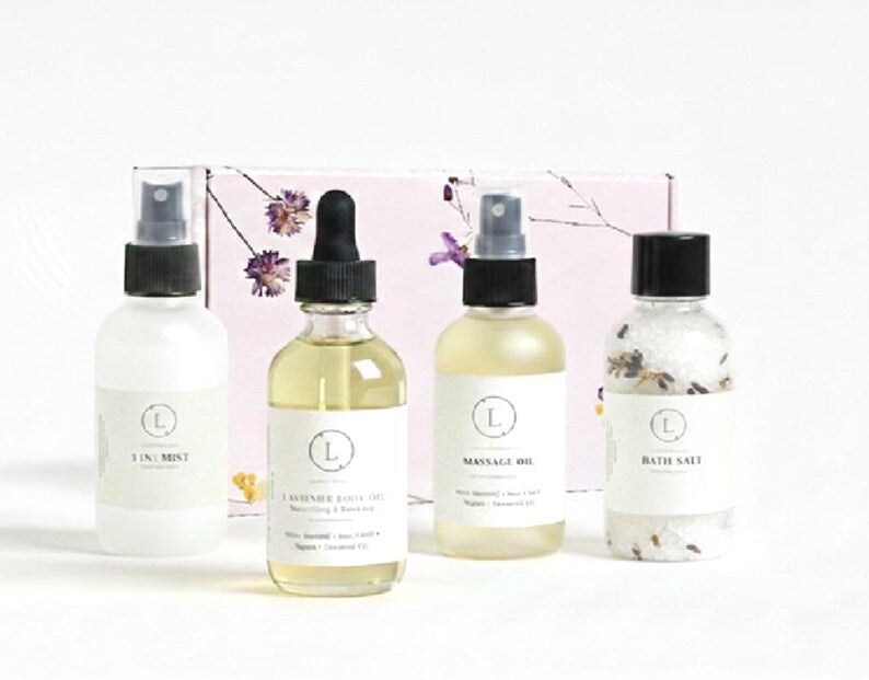 Natural Spa Gift Box – 4-Piece Aromatherapy Wellness Set-0