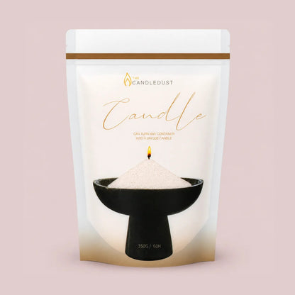 Candledust Ivory unscented pearled candle sand in a 350g resealable refill pouch