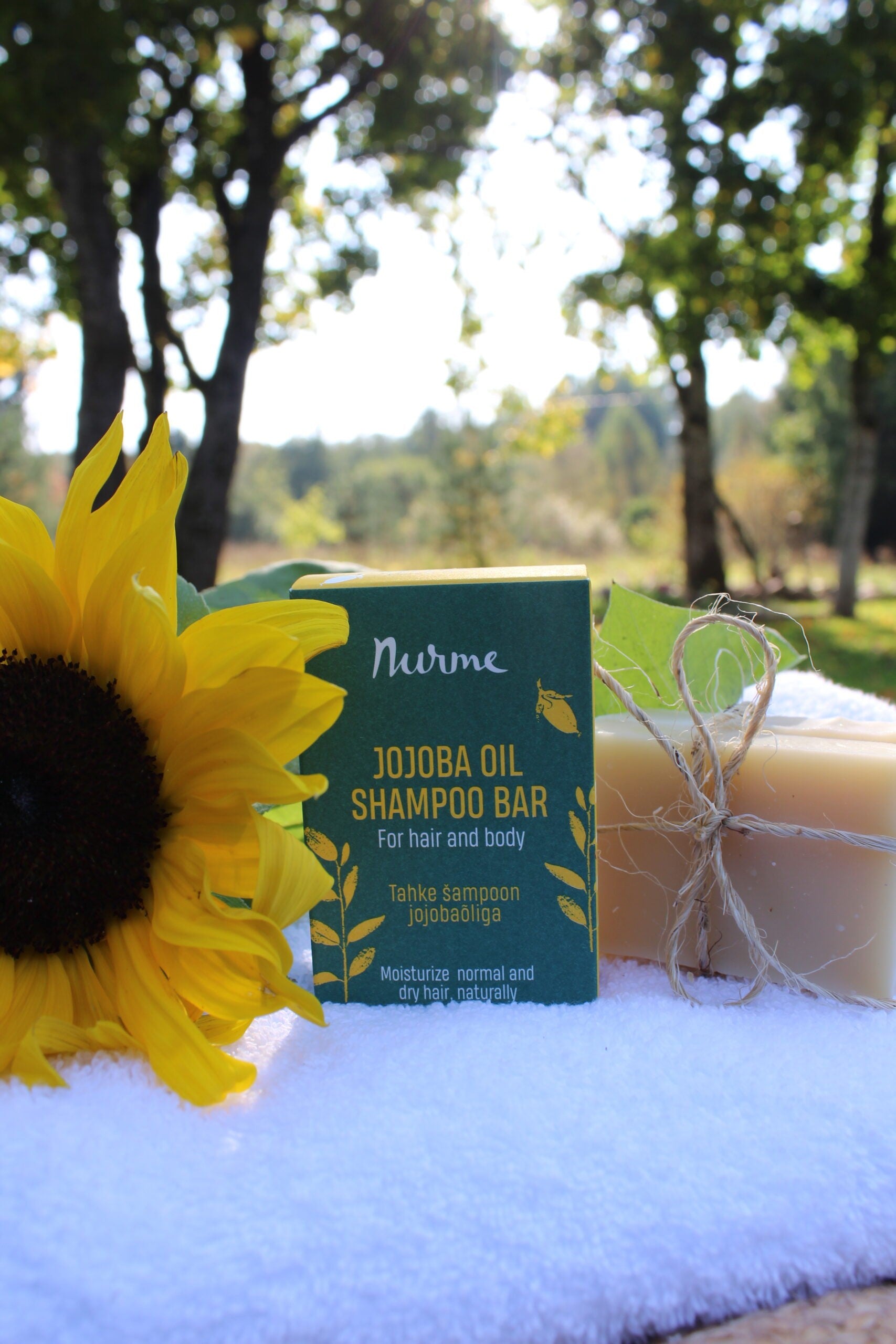 Jojoba Oil Shampoo Bar – Normal & Dry Hair, 100g