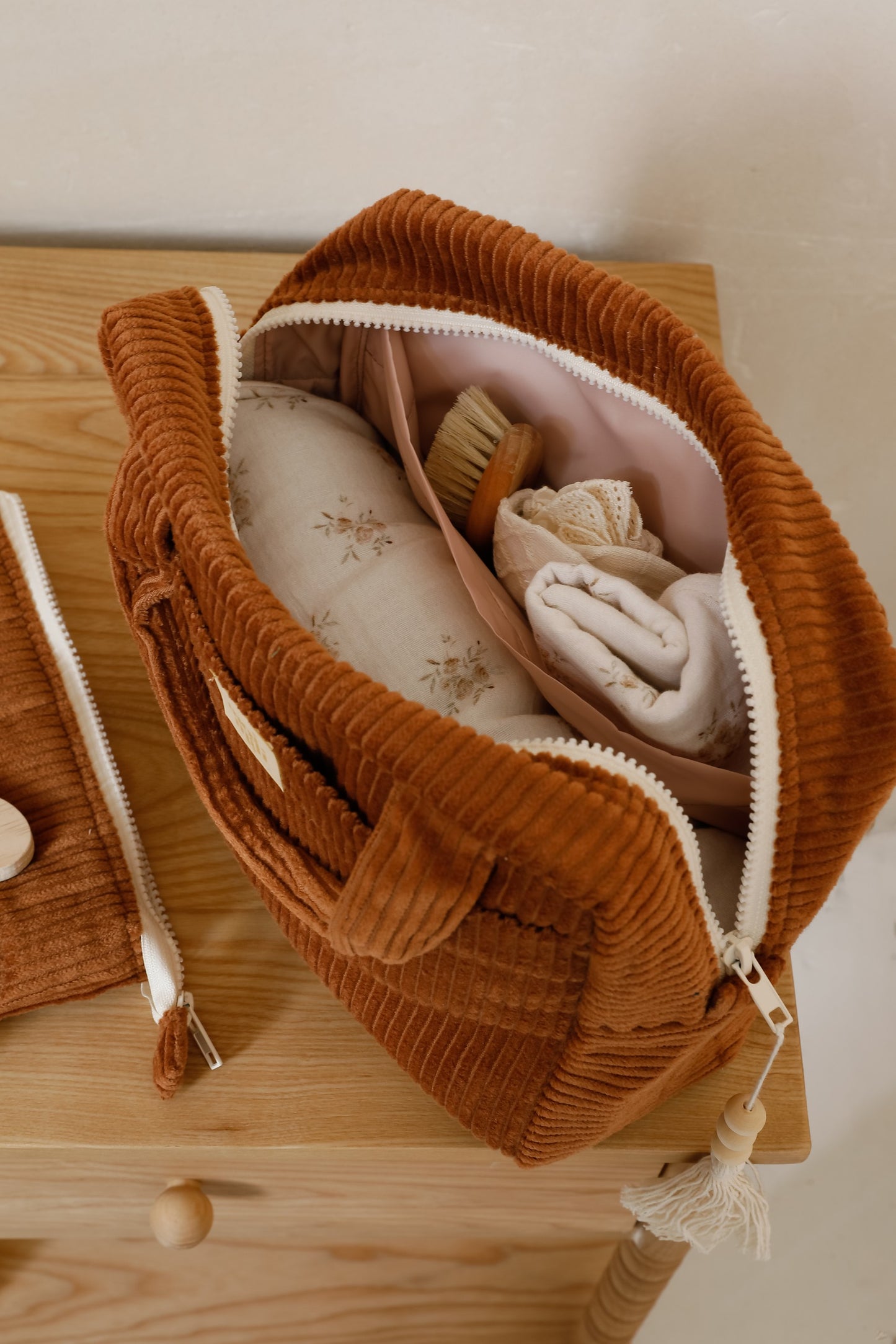 Handmade in Poland: Caramel Large Make-up Bag by Moi Mili