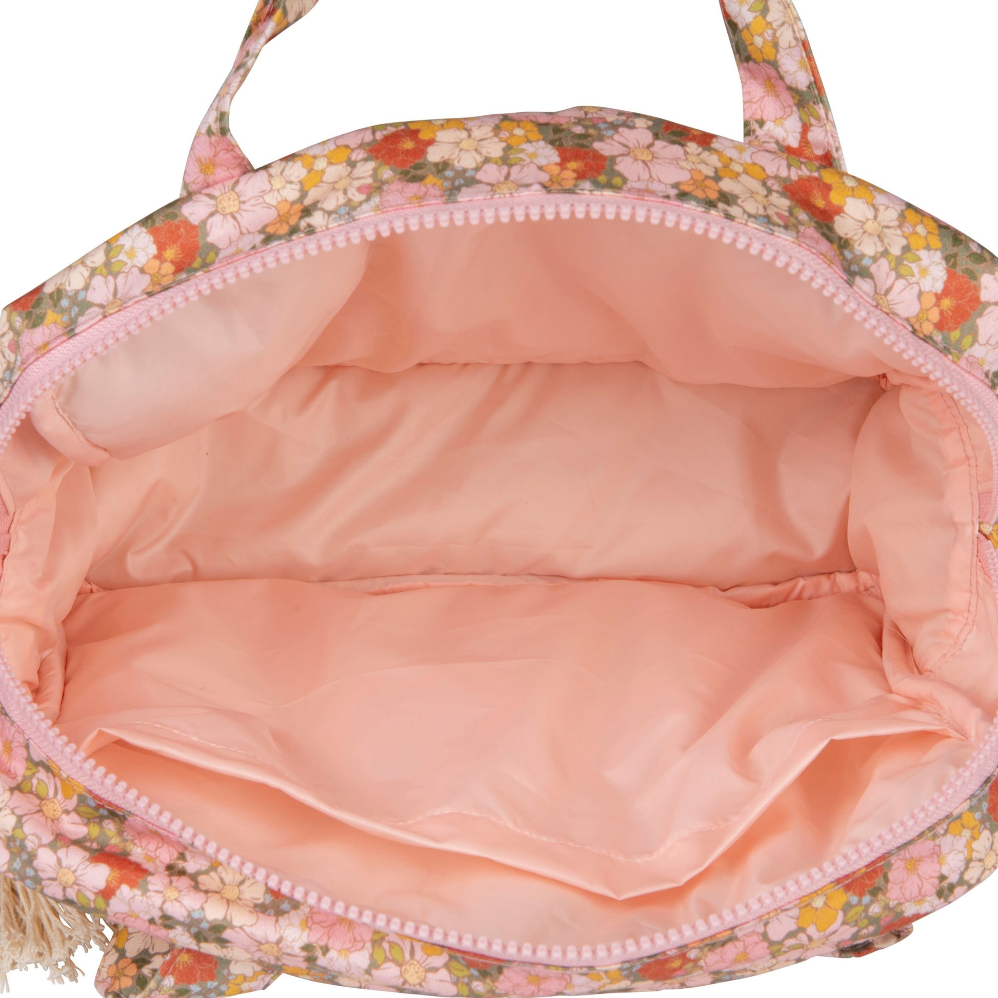 Waterproof inner lining and internal pockets of the Green Garden set