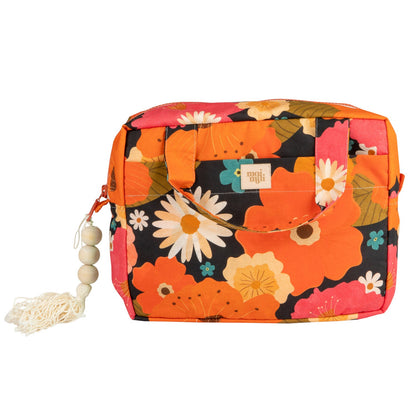 Handmade in Poland: Picnic With Flowers 100% cotton travel organizer