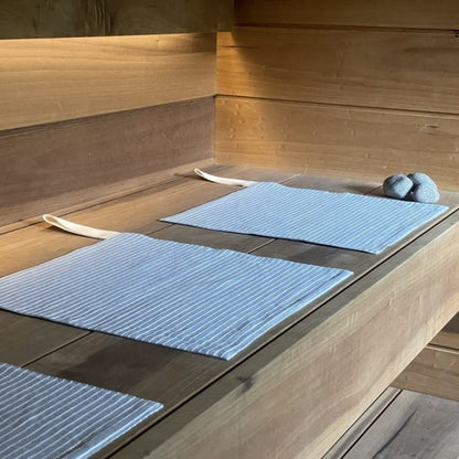 Linen Sauna Seat Cover