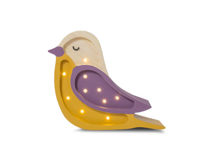 Decorative LED bird lamp for children's bedroom wall