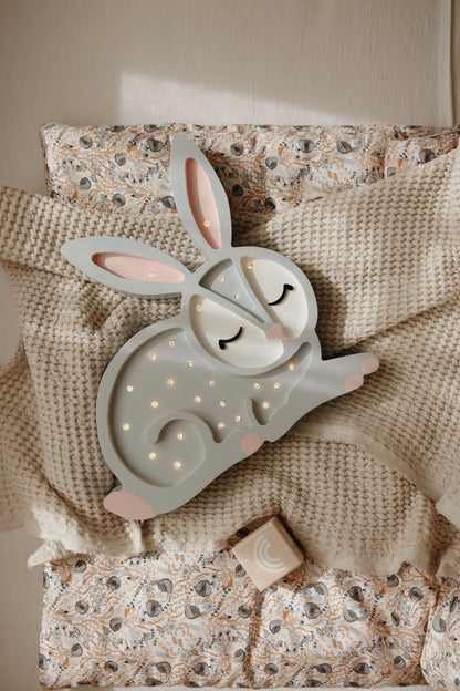 Little Lights sitting bunny shaped wall lamp for kids room