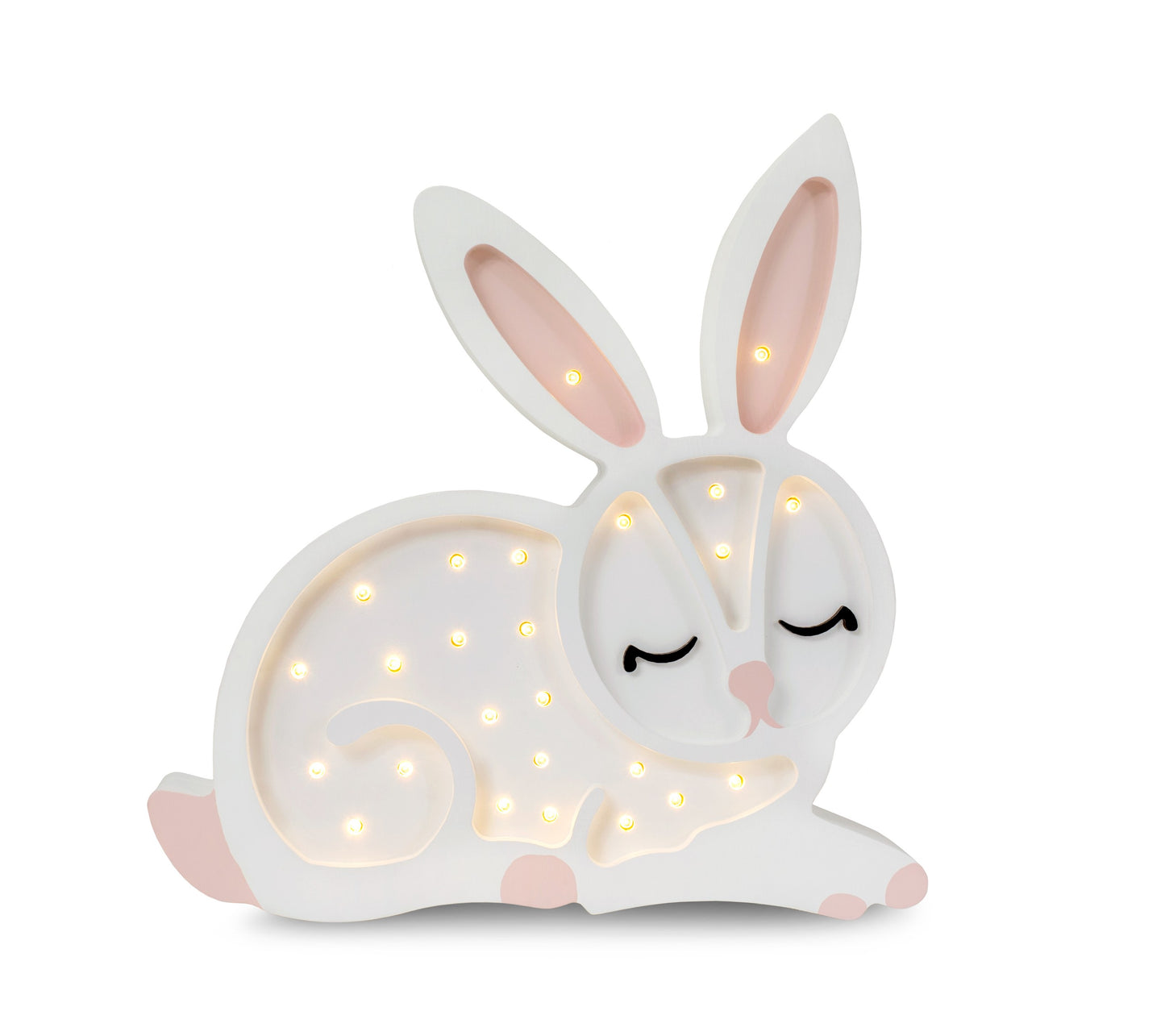 Little Lights Bunny Lamp - white