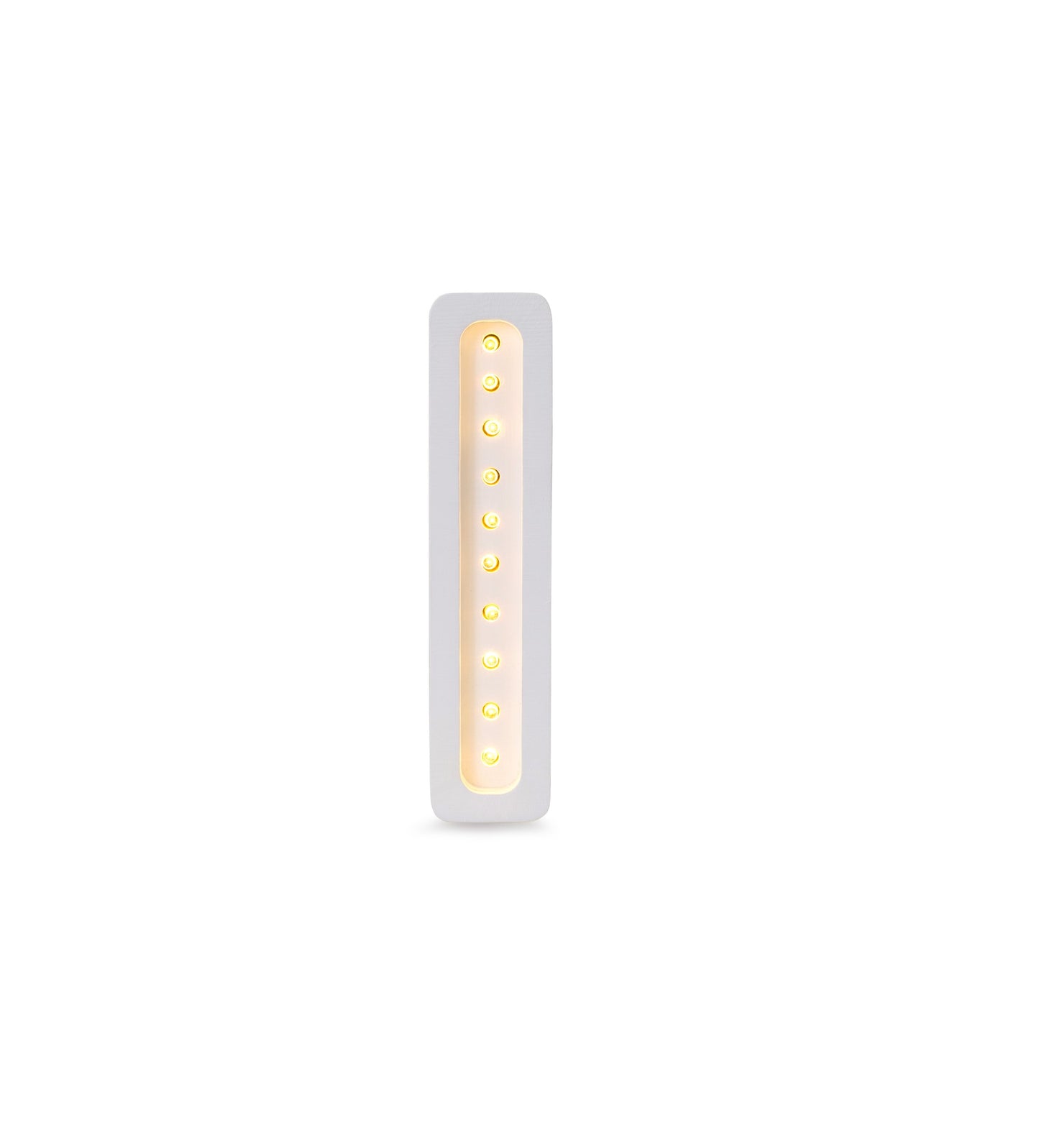 Little Lights Letter I Lamp - Personalized handmade wooden initial night light