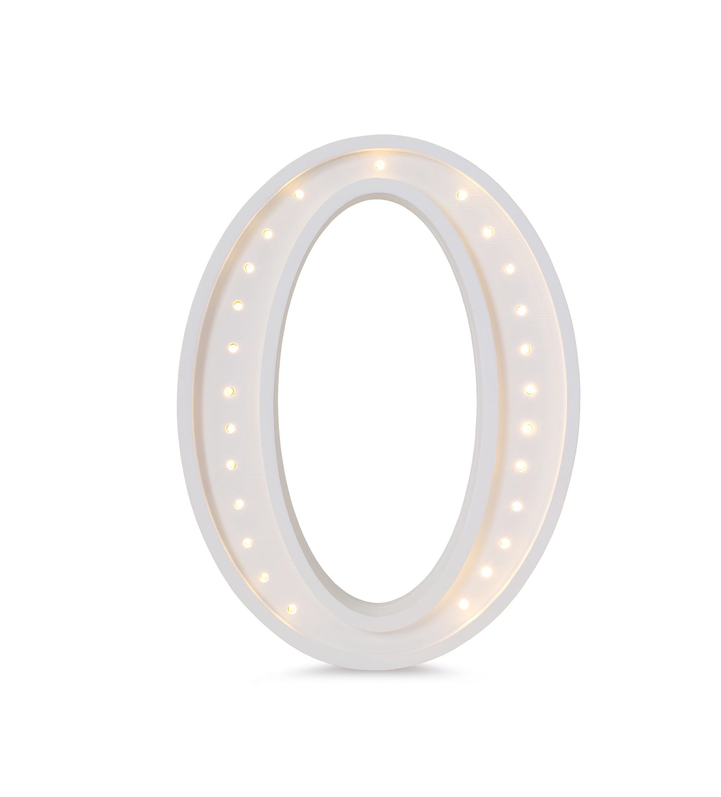 Little Lights large  Letter O Lamp - Personalized handmade wooden initial night light