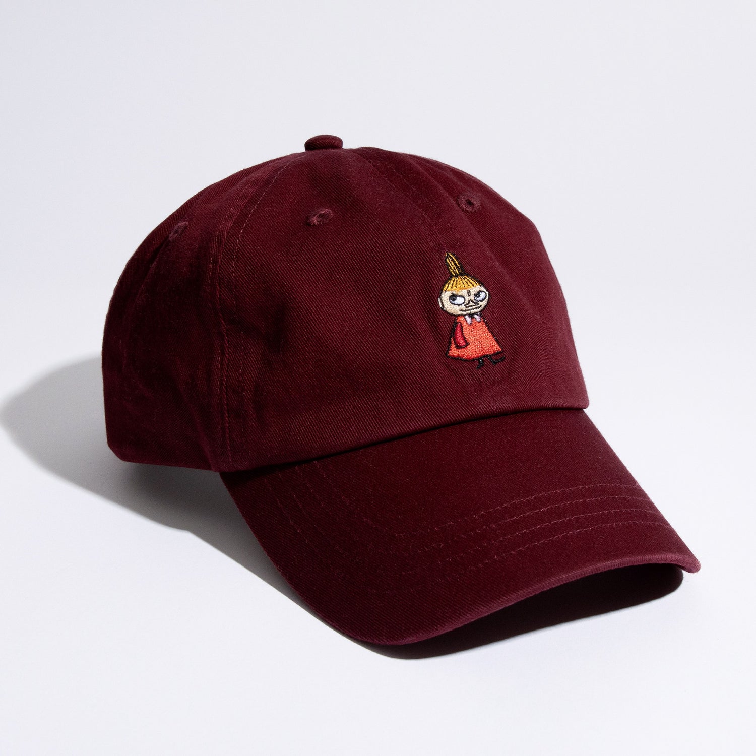 Classic Little My Dad Cap for adults in Red. Official Nordicbuddies Moomin collection.