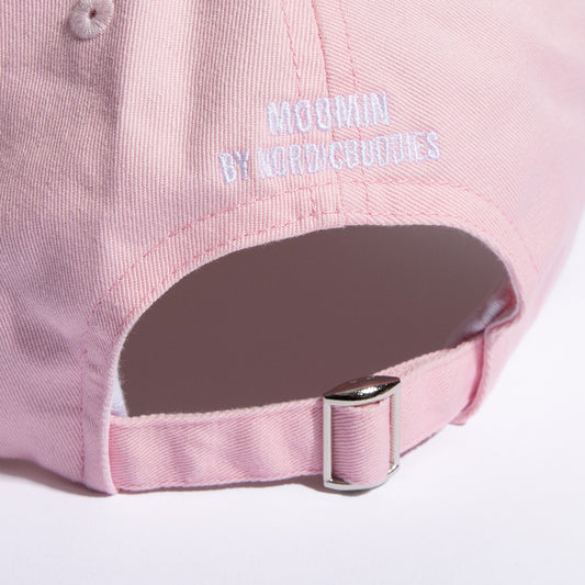 Close-up of back Little My Dad Cap Adult - Pink