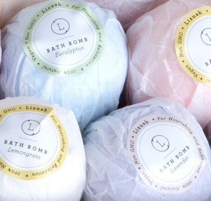 Natural Bath Bomb Gift Box – 12 Handmade Bath Bombs-2